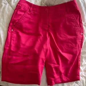 PUMA Women's Golf Bermuda Shorts Pink Sz 0